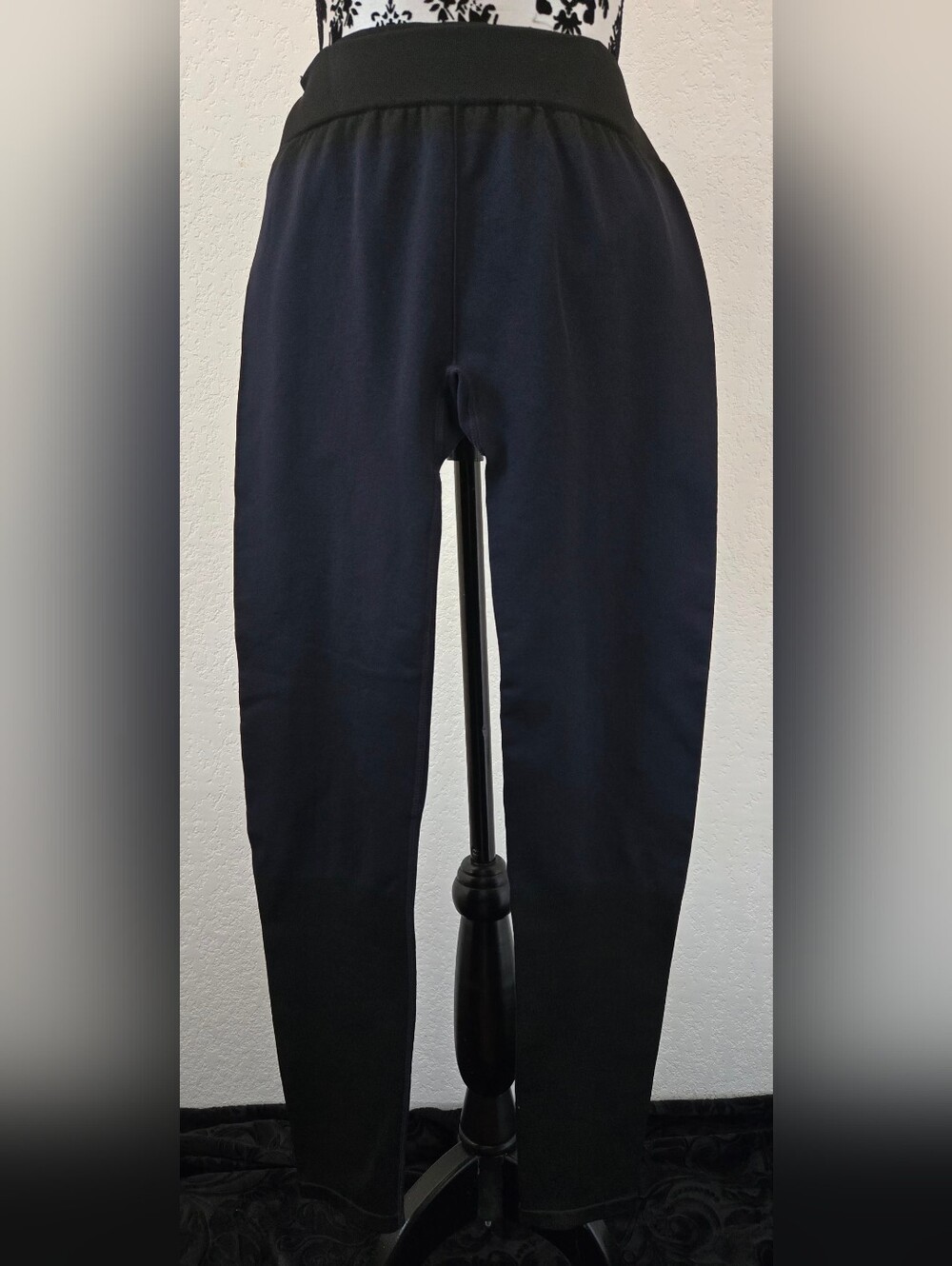 Navy and Black Colorblock Leggings